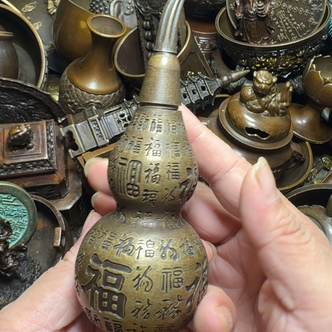 铜器摆件收收藏藏