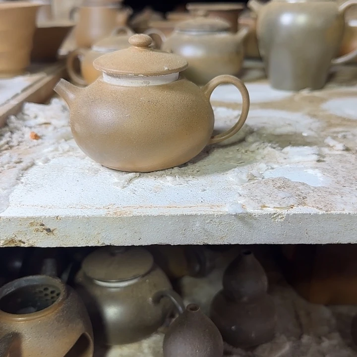 紫泥茶壶坭兴陶龙窑柴烧大寺