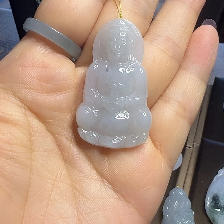 翡翠未镶嵌颈饰翡翠玉观音