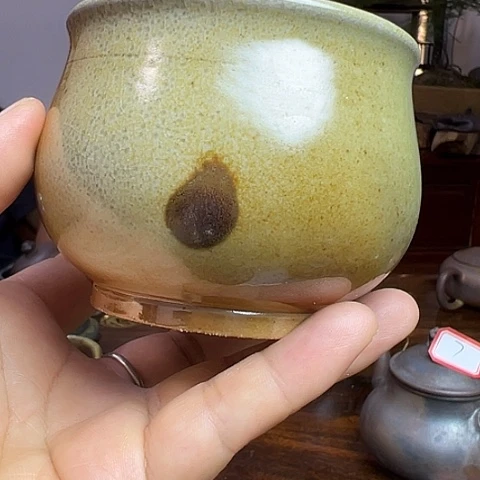 戬谷龙窑柴烧茶杯