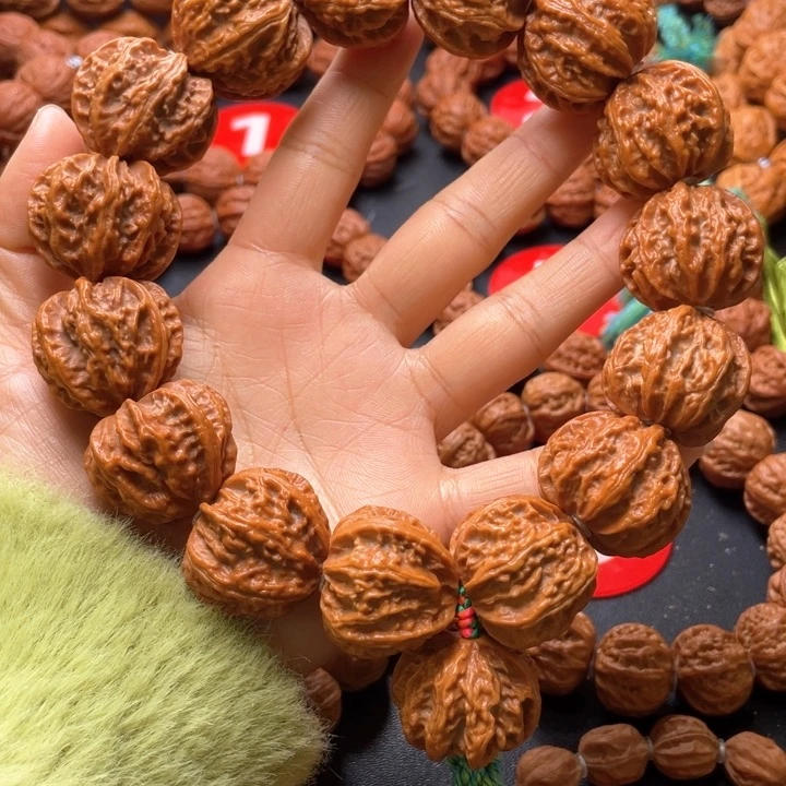 文玩核桃吊坠风****6粗筋火焰