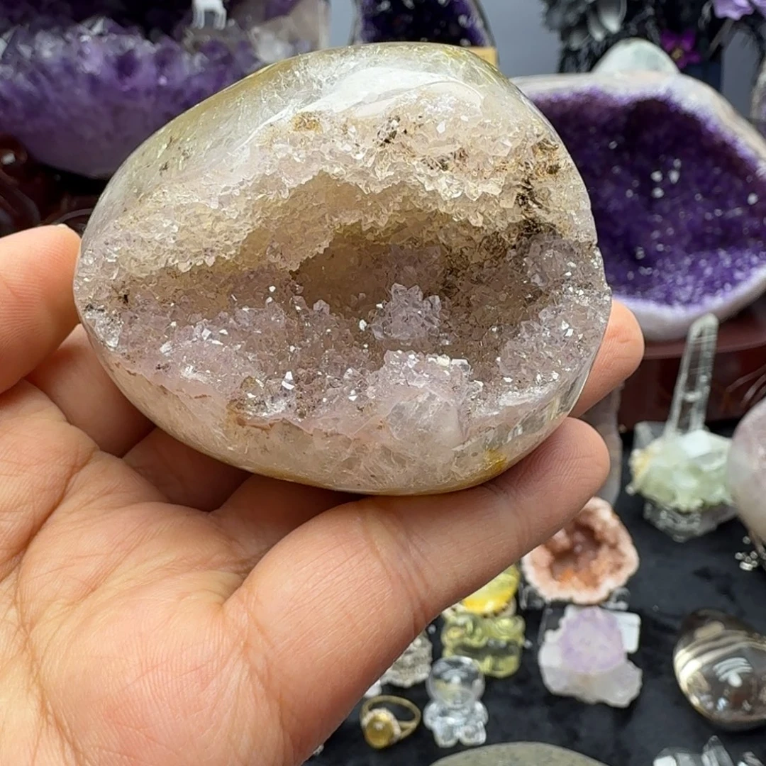 水晶未镶嵌珠宝半成品