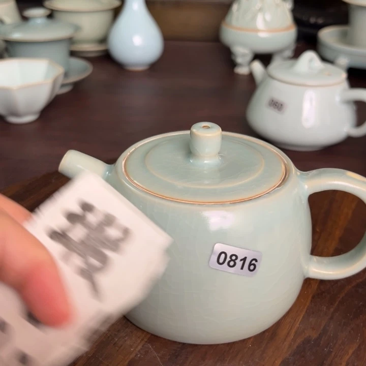 摆件仿古井栏壶瑕品