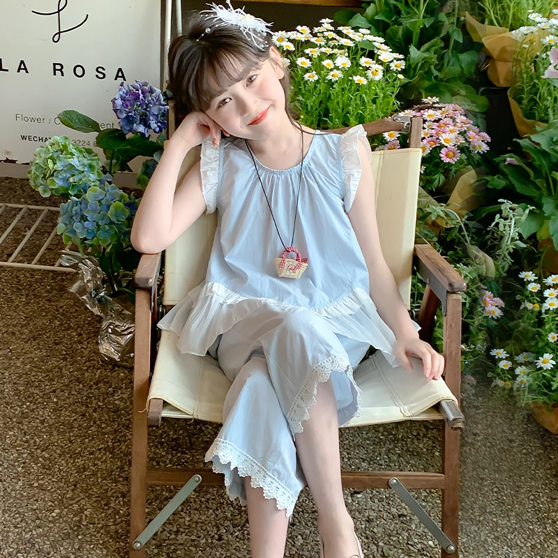 女童夏款套装2025新款洋气女孩儿童夏装时尚两件套TZ-20591