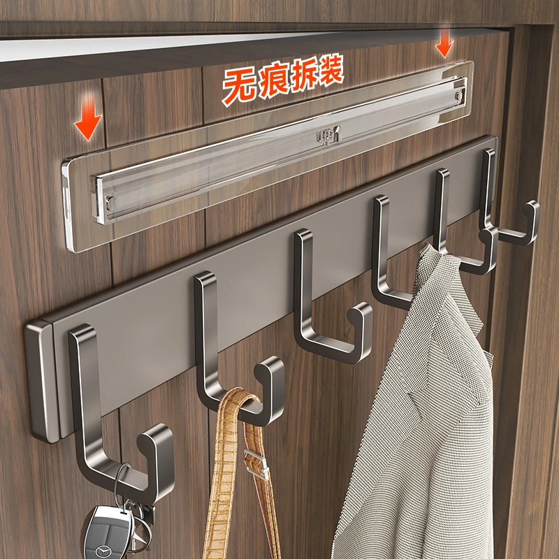 门后挂衣钩挂衣架壁挂墙上强力粘胶承重免打孔卫生间浴室衣服挂钩