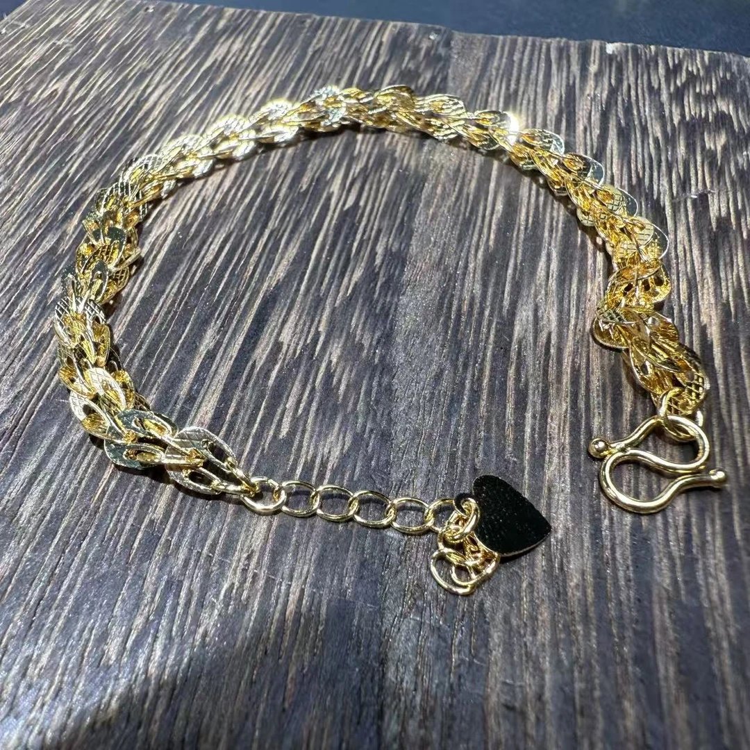 【国检证书+运费险+终身售后】18K凤尾手链 - 1040