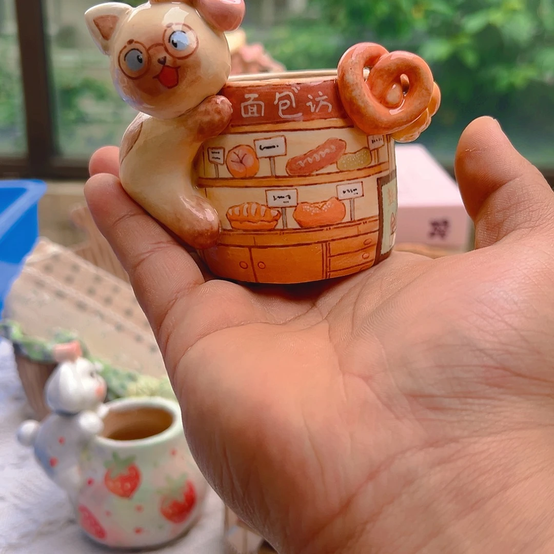 老梧家的手工多肉花盆