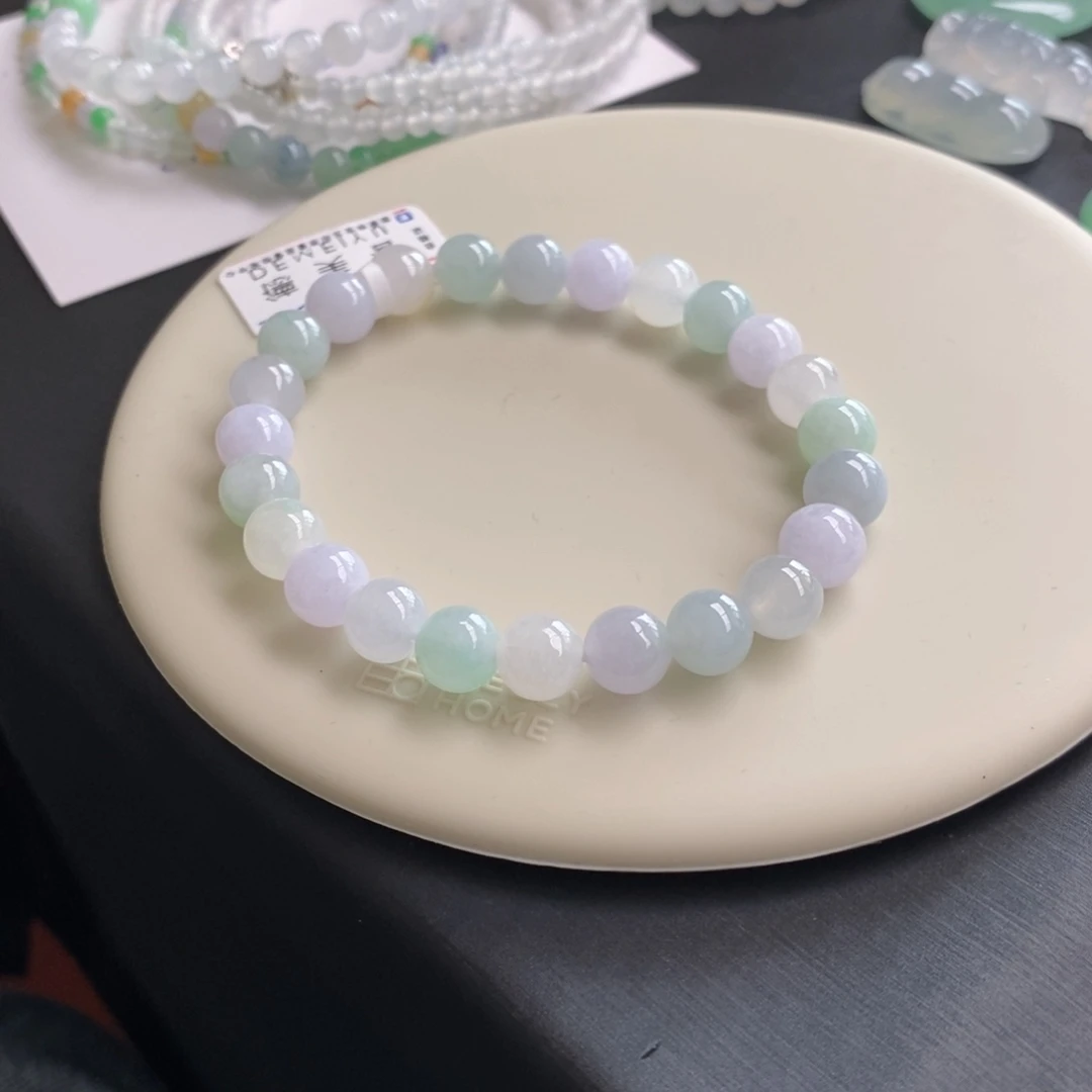 翡翠未镶嵌手链卡7.5