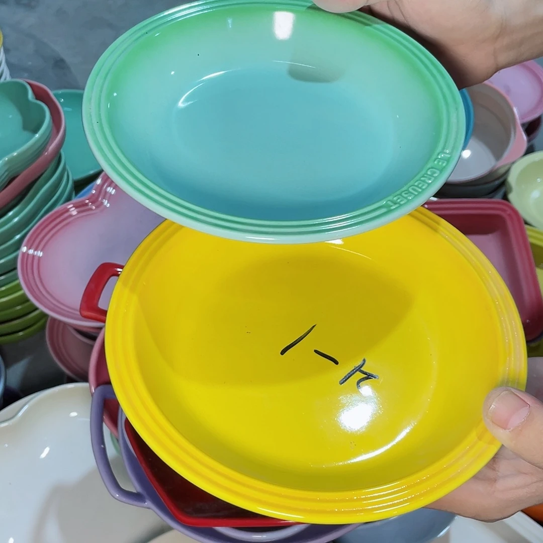 瓷片微瑕陶瓷餐具2个装