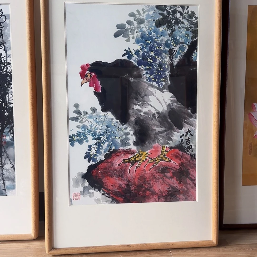 国画张宝立老师大吉图