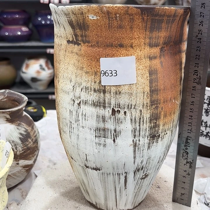 摆件高28，口17，无孔9633