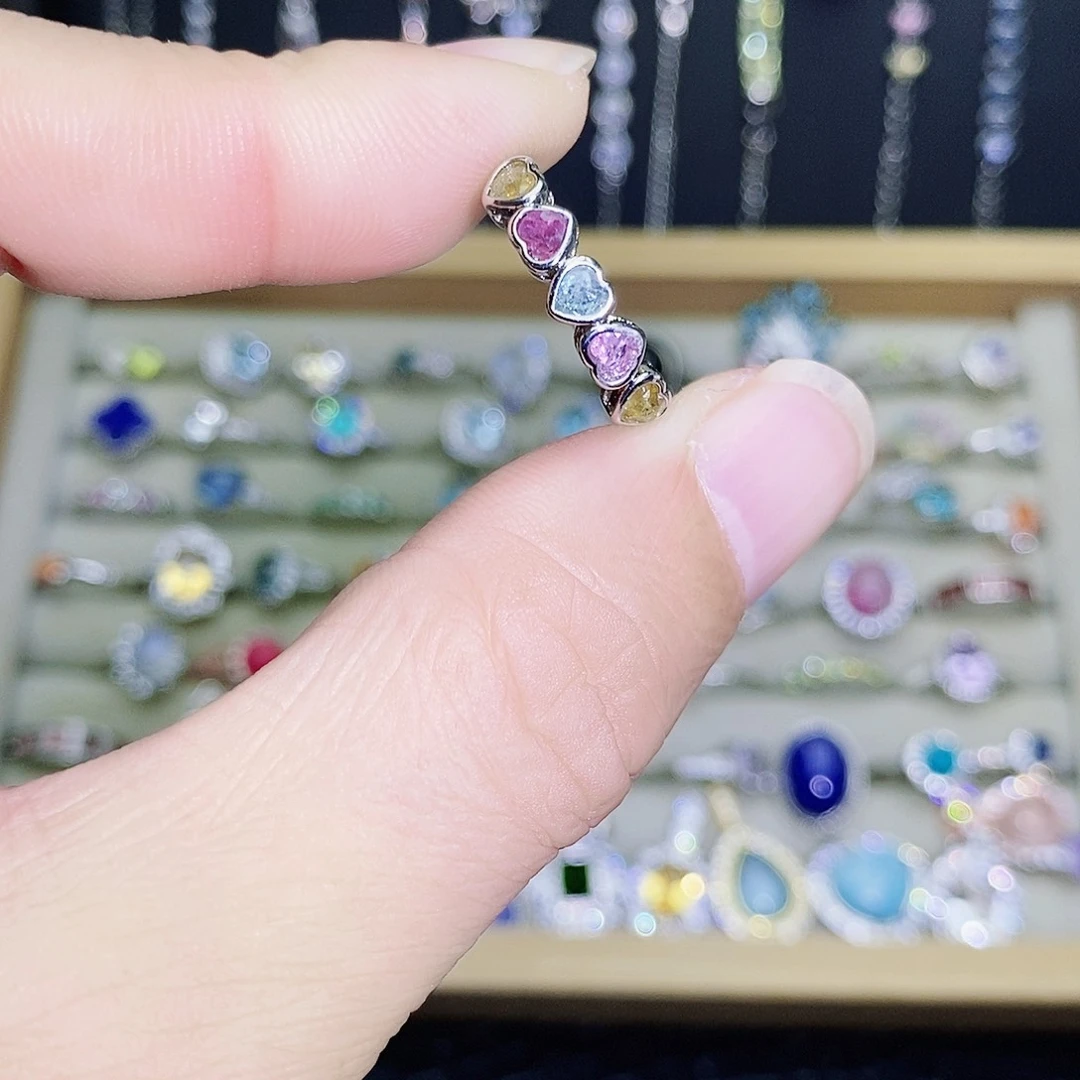 未镶嵌戒指碧玺158