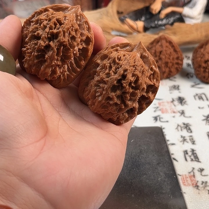吊坠文玩核桃大刺43尺全品（已打底）