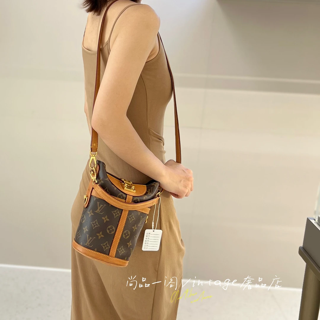 95新 LouisVuitton/路易威登 尚品一阁/老花薯条斜挎包