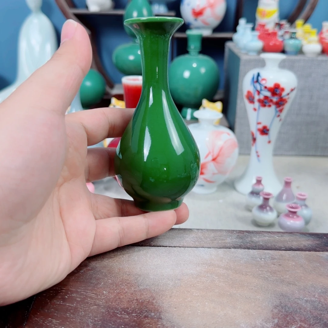 陶瓷手工小花器摆件