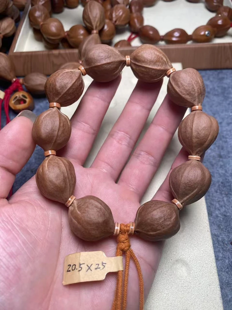 梅林铁核素串大尺寸短圆 20.5*25 橄榄核手持