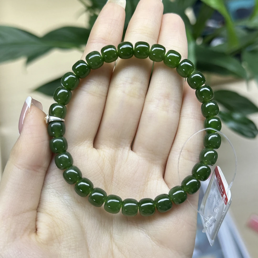 7mm碧玉老型手串