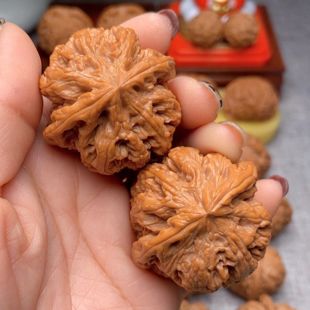 文玩核桃把件平谷大粗筋42全品