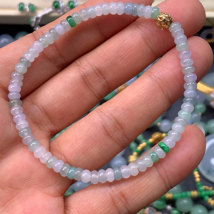 翡翠未镶嵌手链卡4