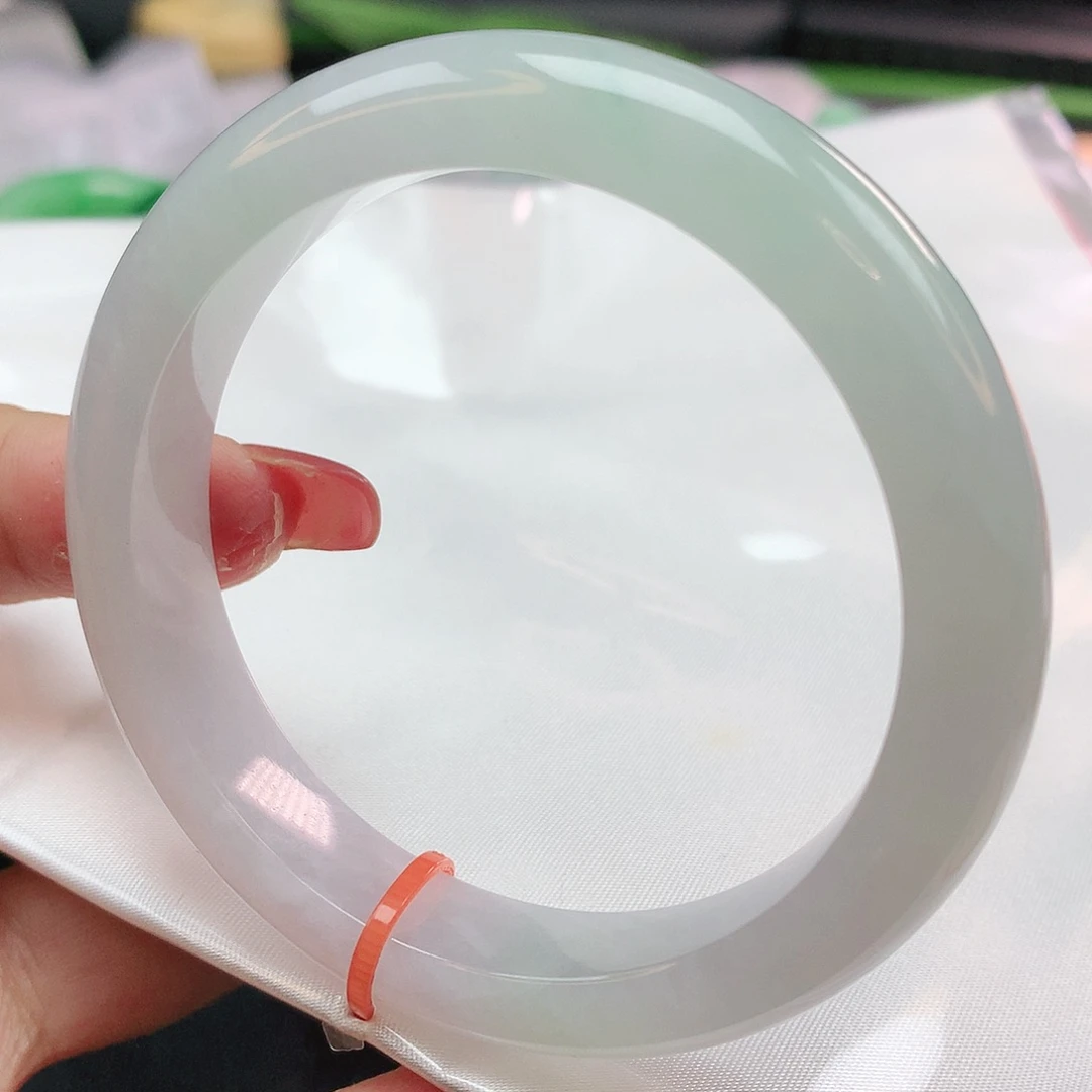 翡翠手镯未镶嵌正圈54