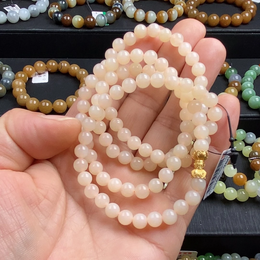 和田玉未镶嵌手链