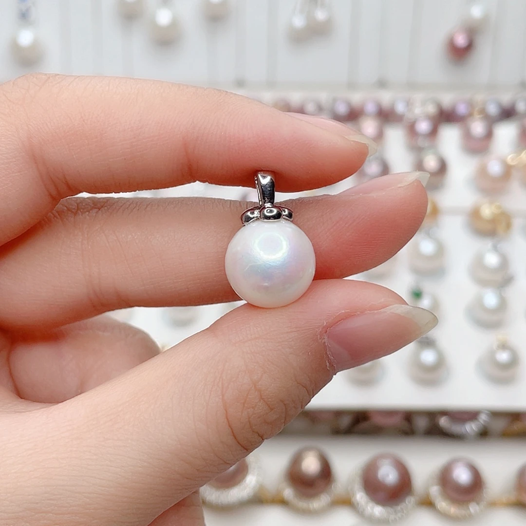 淡水珍珠吊坠(赠链)合金