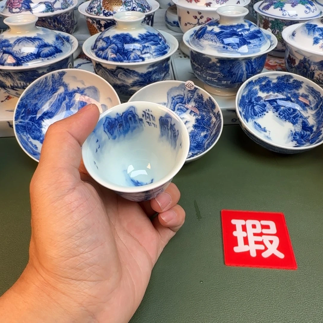 陶纯手工纯手绘茶具206