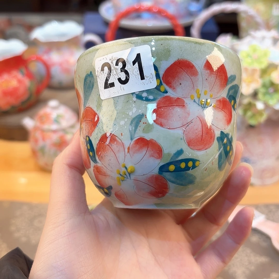 景德镇手绘高温釉下彩陶瓷茶具