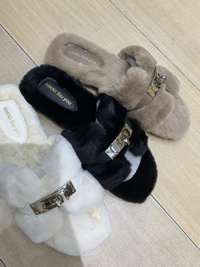 小莹家新款毛毛拖