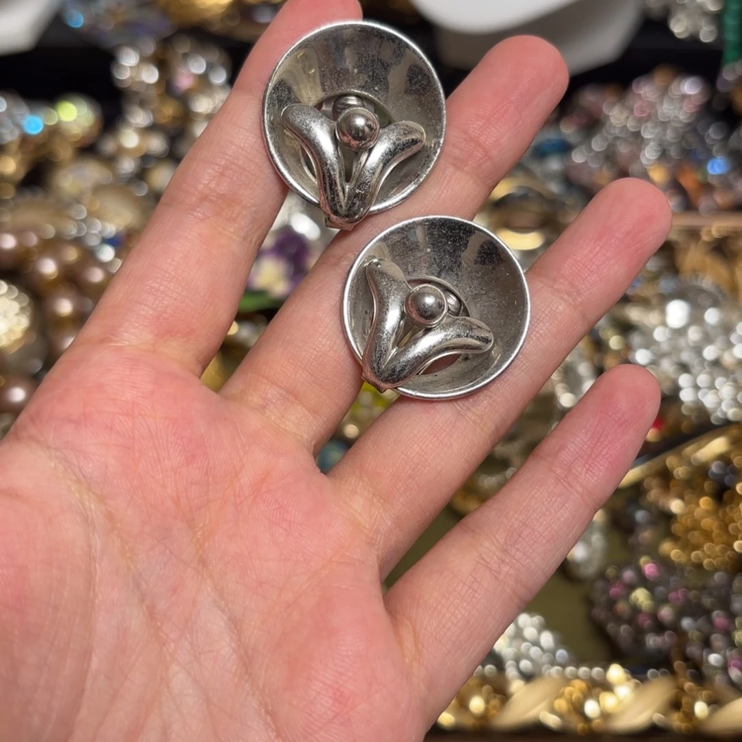 合成碳硅石纯铜Barclay耳夹