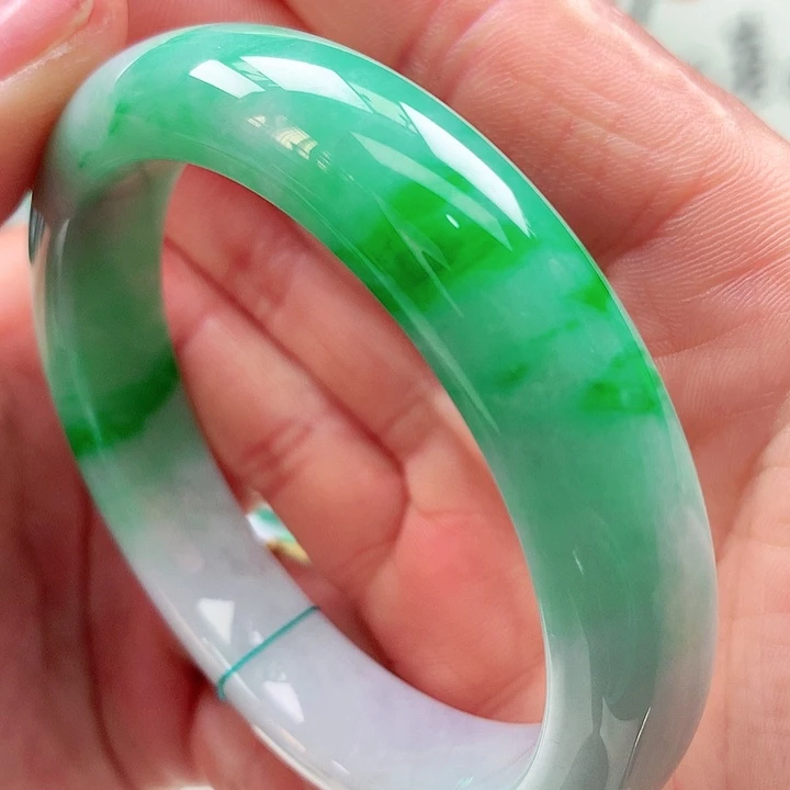 翡翠未镶嵌手镯天然翡翠手镯