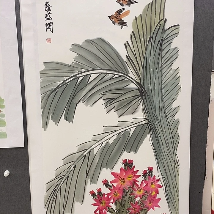 国画手绘手写作品139