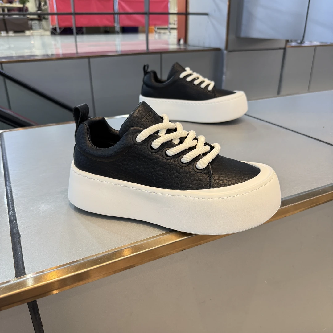 欧洲休闲增高厚底板鞋小白鞋休闲板鞋鞋子高智淡人风男鞋厚底憨憨