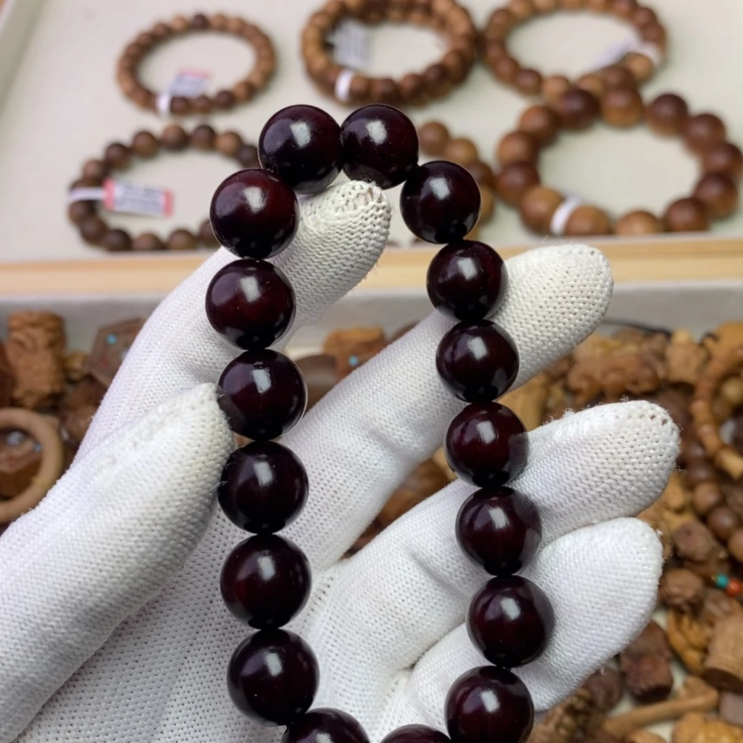 檀香紫檀（小叶紫檀）手串/手链S***t印度小叶1.2*17