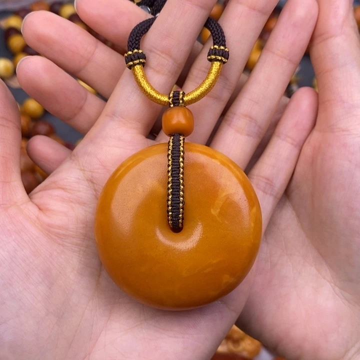 琥珀未镶嵌裸石蜜蜡M