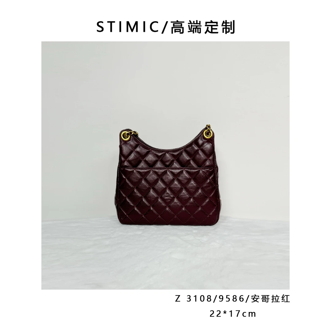 Z 3108/9586/安哥拉红高端订制手工时尚女士单肩斜挎手提包9586