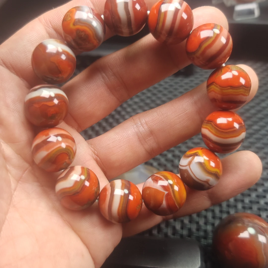 河北战国红玛瑙手串