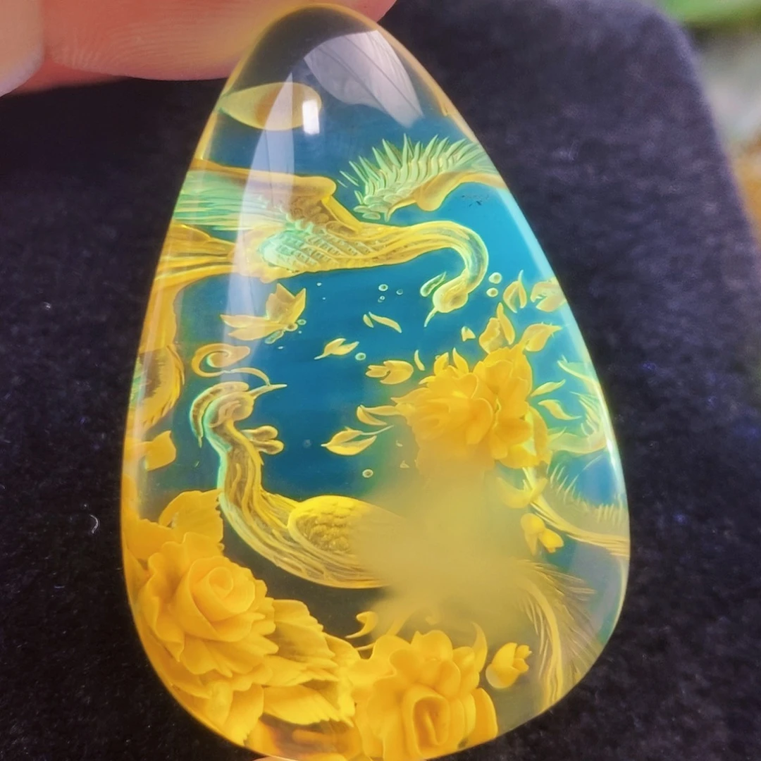 【闪购商品】金珀吊坠(不含链)未镶嵌