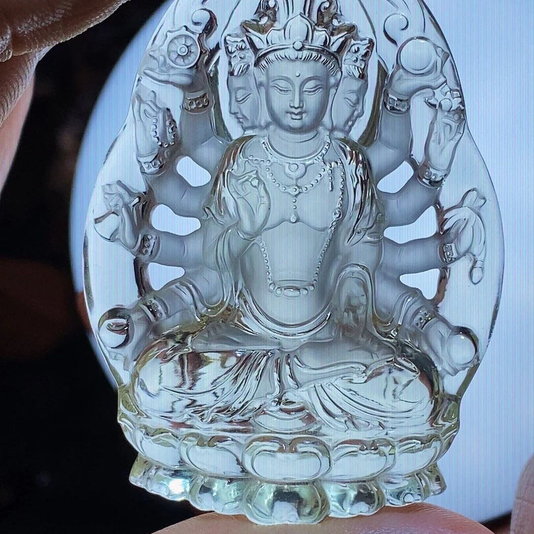 颈饰未镶嵌水晶真*吊坠