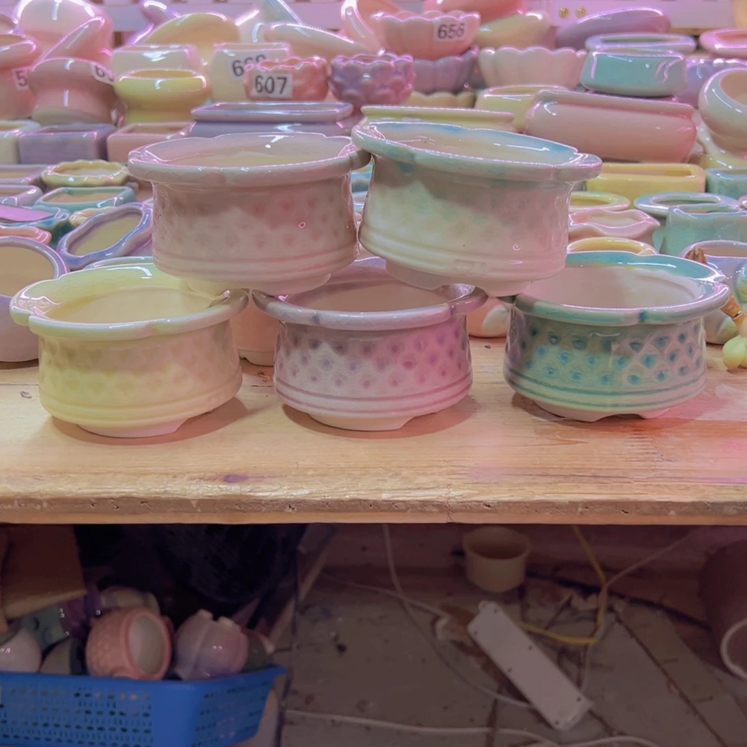 陶瓷花盆当场凑满12包邮