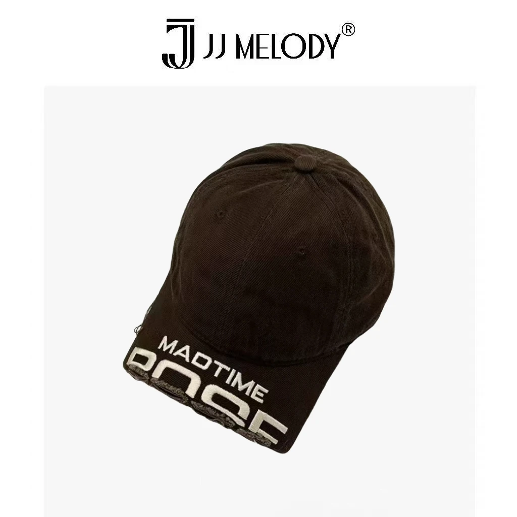 JJ Melody【断檐磨边】YS1010 纯棉 休闲百搭鸭舌帽 B