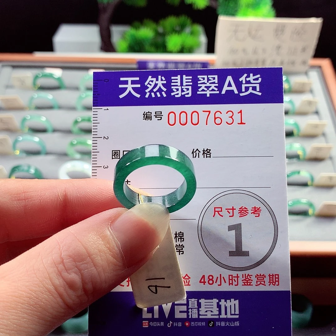 翡翠戒指未镶嵌16号