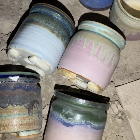 玲***珑罐058 微瑕38包邮景德镇陶瓷