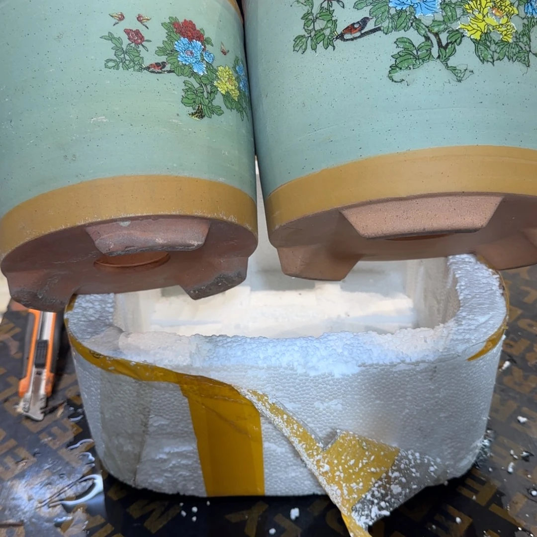 紫砂花盆口径20.17/17.14口径