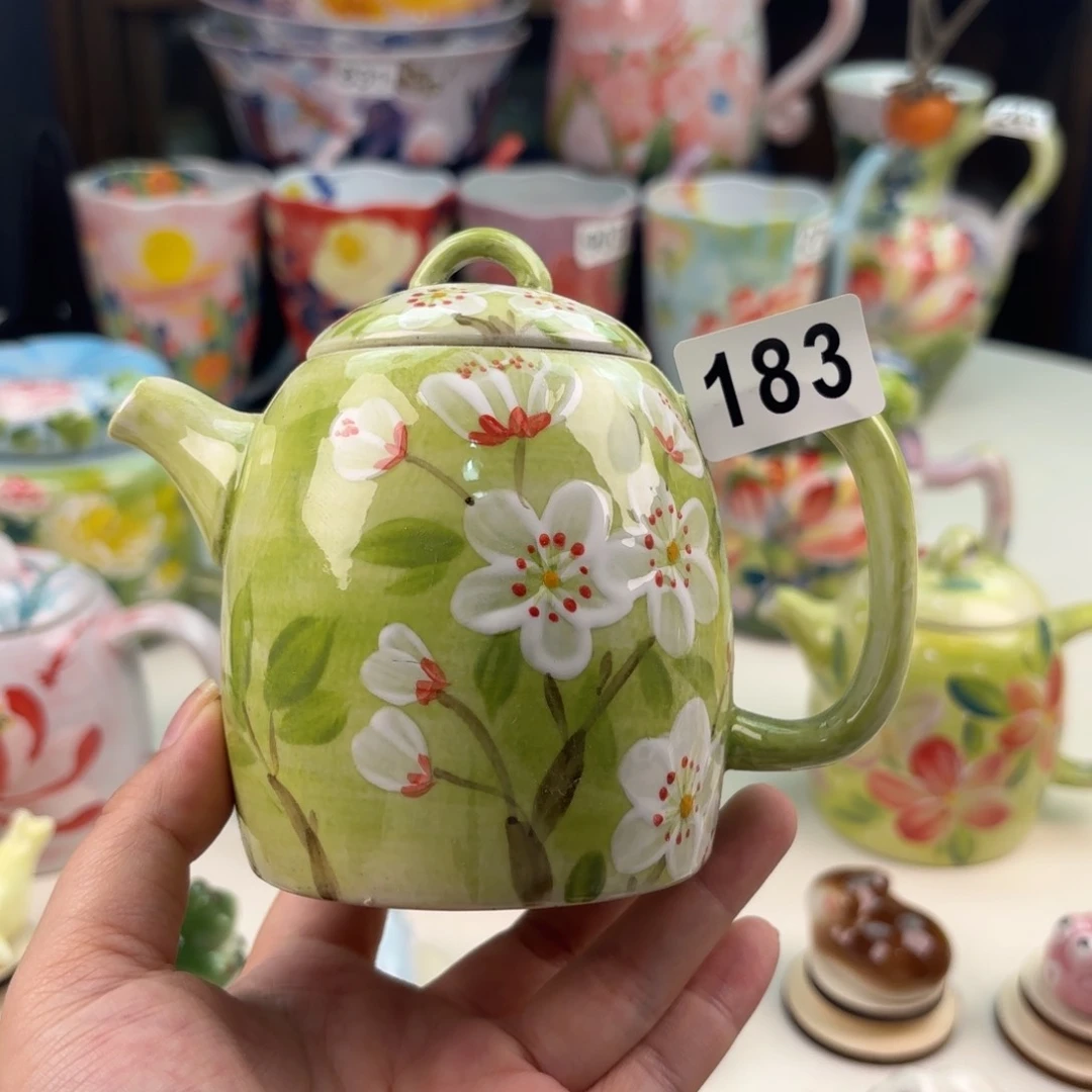 景德镇手绘高温釉下彩陶瓷茶具
