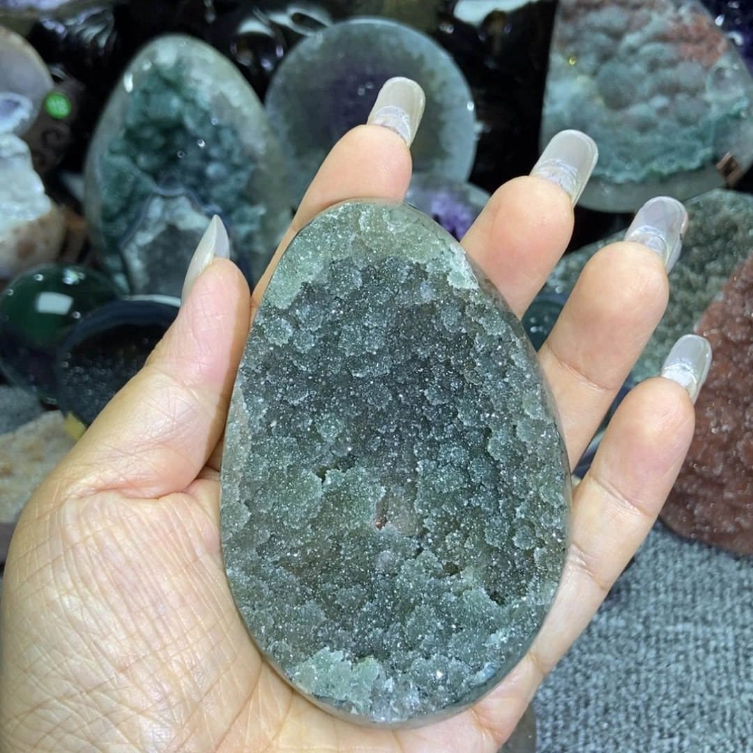 紫晶未镶嵌摆件水晶