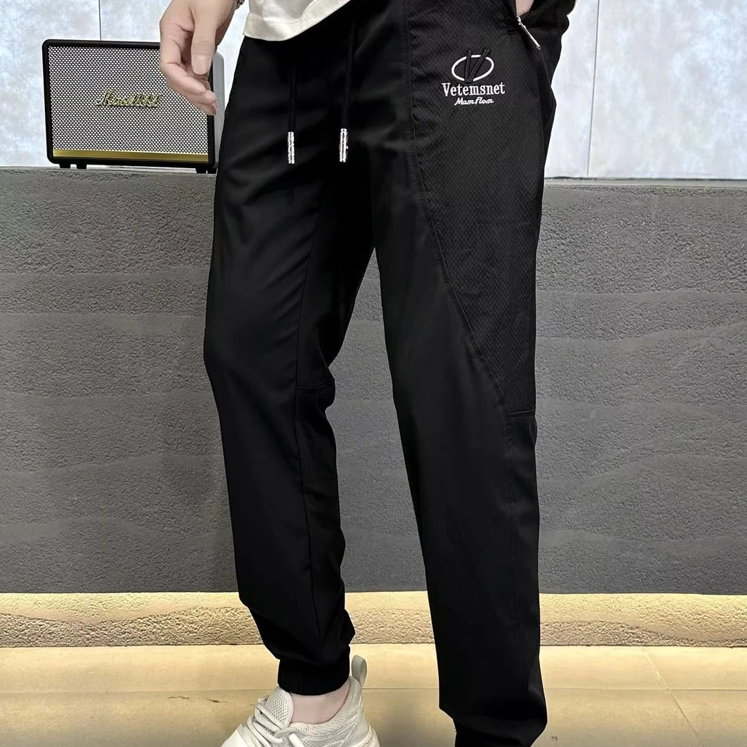 2025男士春夏季弹力收口时尚工装休闲裤988