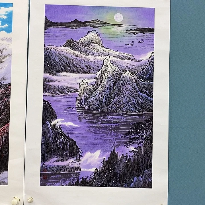 国画刘赐军。