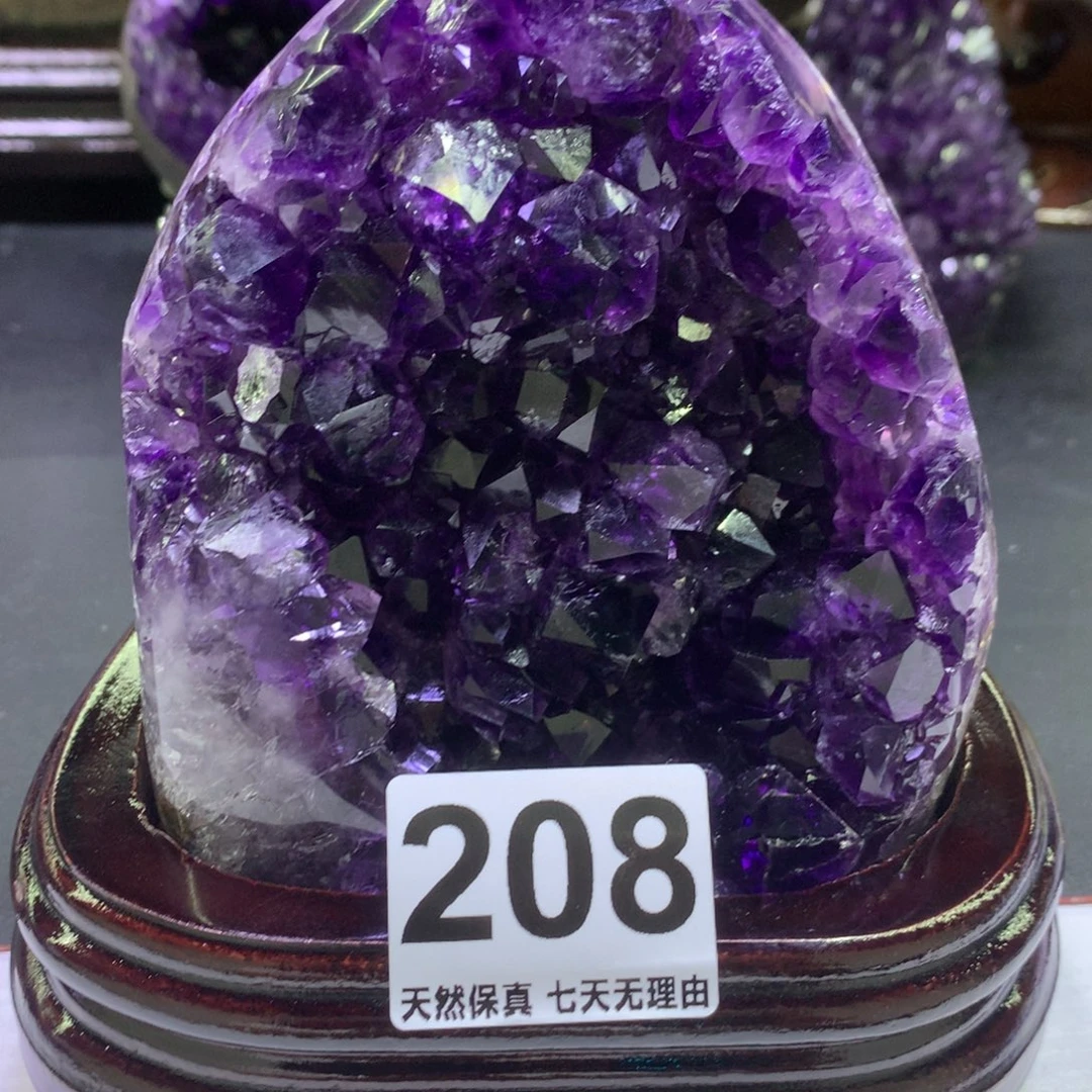 未镶嵌摆件紫晶水晶