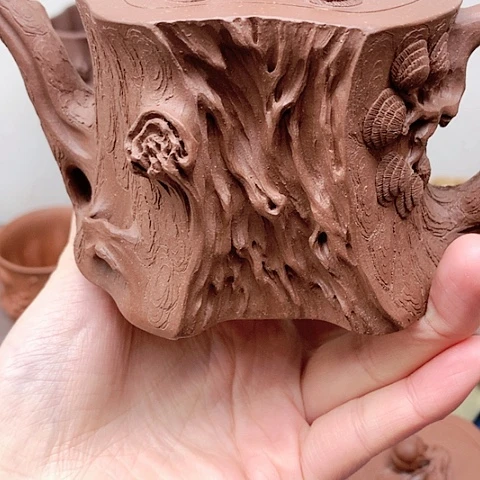 紫砂茶壶专**哥全手工制作